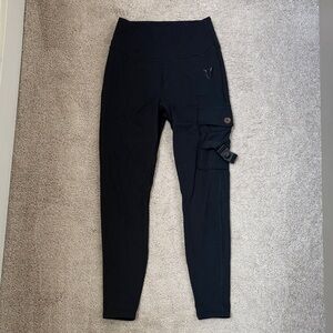 Firmabs Black Scrunch Leggings w Pockets